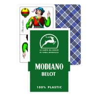 Modiano Magiare Belot Playing kortos (žalios sp.)